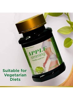 Herbal التفاح للتخسيس وفقدان الوزن الصحي 50 كبسولة 