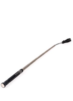 LUSTER 2pc Extendable led flashlight with hanging clip and strong magnetic base black  - Image 5