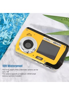 Generic Underwater Camera 10ft Waterproof 4K 56MP Dual Screen Built-in Microphone 16X Zoom 1700mAh Battery  - Image 3