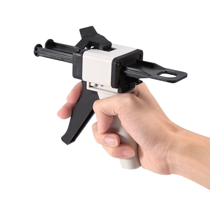 Dental Impression Universal 1:1/2:1 Cartridge Mixing Dispenser Delivery Caulking Gun 50ml - Image 2