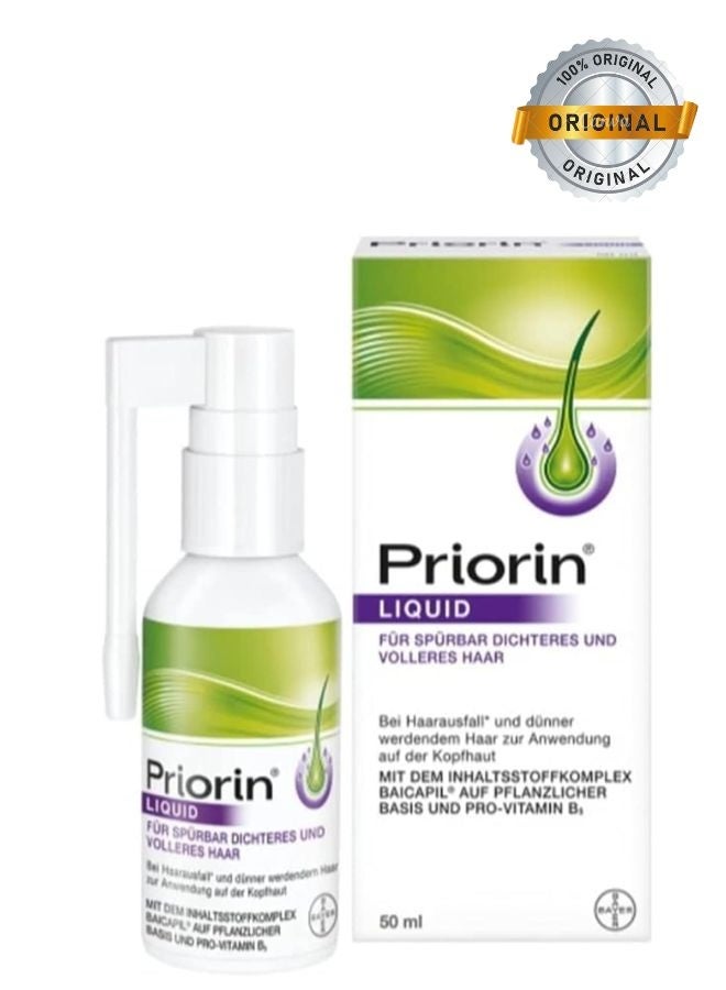 Priorin Liquid 50 ml | Hair Growth & Strengthening Tonic | Supports Thicker, Healthier Hair - Image 1