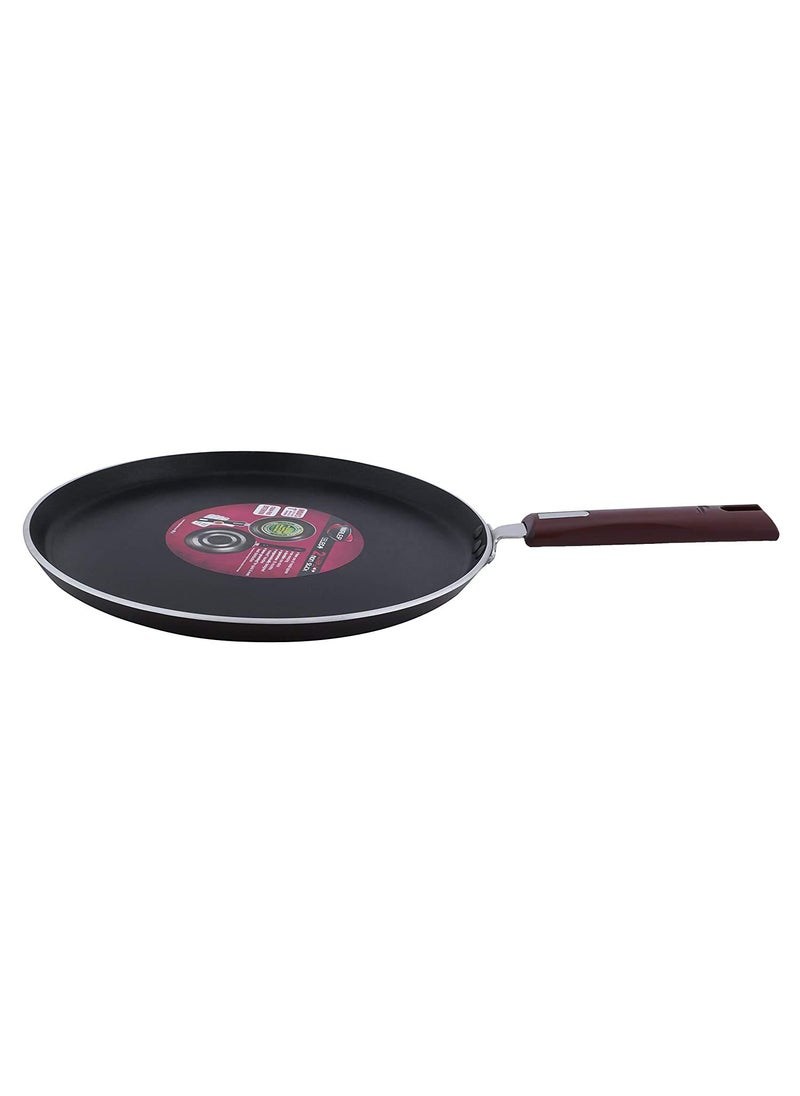 NIRLEP Nirlep by Bajaj Electricals Selec J Class 29 Cm Non Stick Flat Tawa 4 mm Maroon  - Image 3
