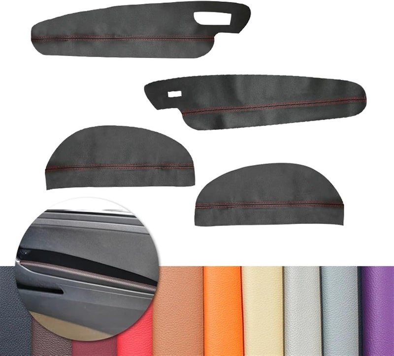 QASULER Microfiber Leather Door Armrest Cover for VW Golf MK7 - Image 3