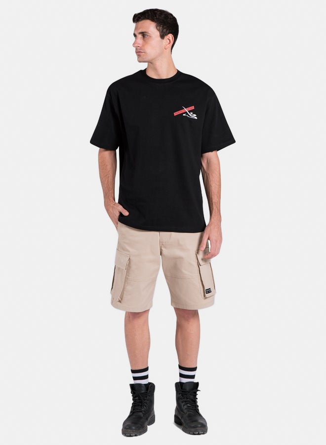 North Africans BEIGE CARGO SHORTS - Image 1