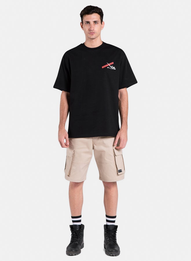 North Africans BEIGE CARGO SHORTS - Image 3