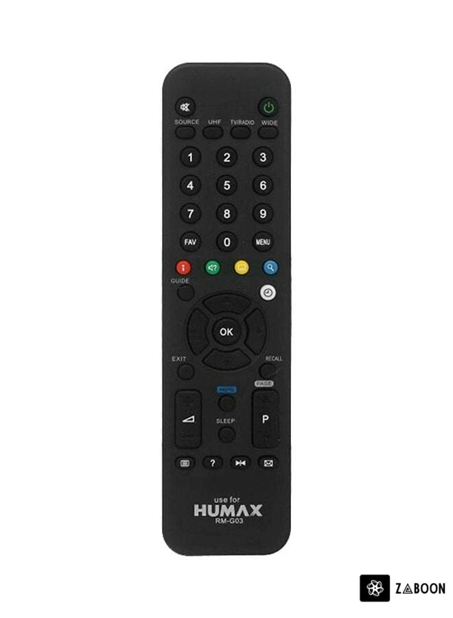 Zaboon Remote Control For Gezira HD Receiver Black/White/Red