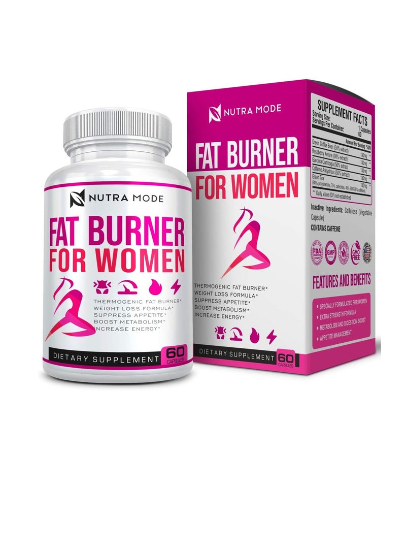 NUTRA MODE Fat Burner for Women 60 Capsules - Image 1