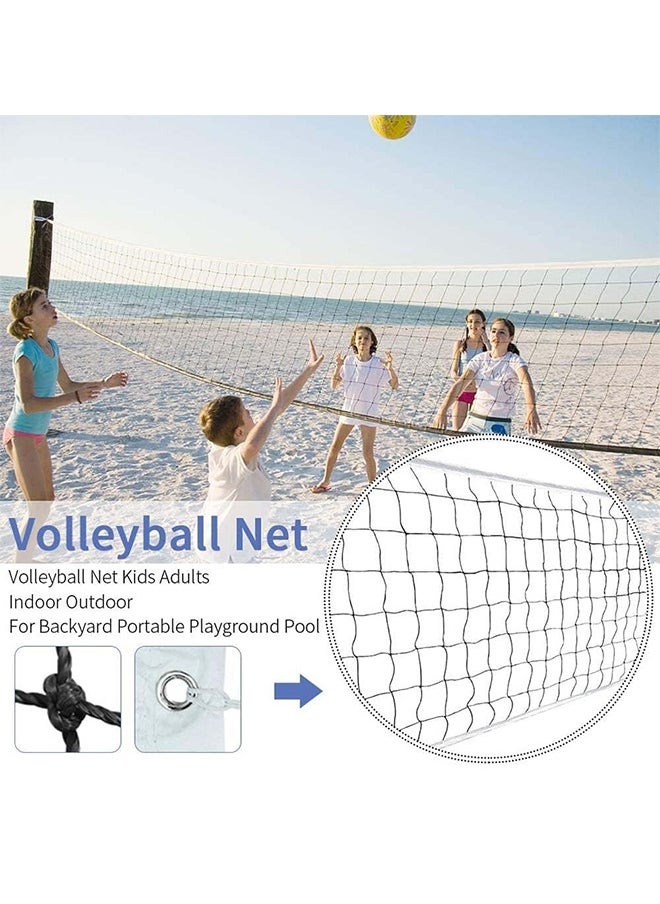 UNUNS Volleyball Net With Ball Bag,Professional Volleyball Net Outdoor,9.6x1M Portable Volleyball Net Indoor Outdoor For Pool Beach Backyard,Pro Volleyball Net Set,No Poles  - Image 5