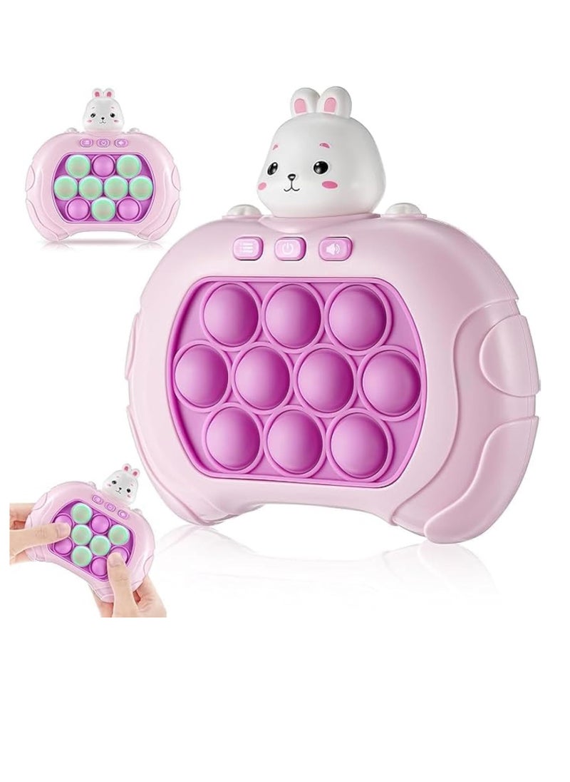 Quick Push Pop Game,Console Pop Game,Fidget Toys Light Up , Handheld Puzzle Game Machine,Console Pop Game, Stress Anxiety Relief,Multiple Game Modes Toy For 3+ Years.| Colors And Shapes May Vary  - Image 1