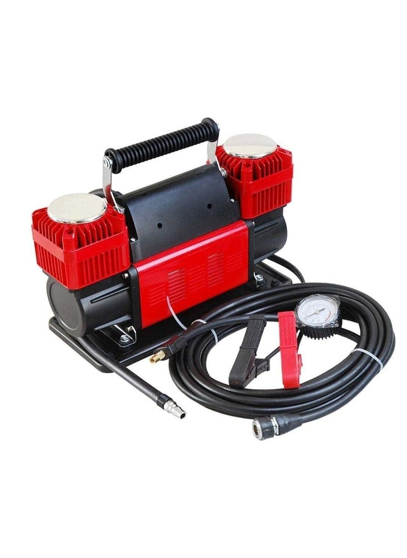 Toby's 2 Cylinder Air Compressor Pump Heavy Duty - DC 12V Tire Inflator 150 PSI for Cars 4x4 Off-Roaders SUVs RVs Trailers Pickups etc.  - Image 2