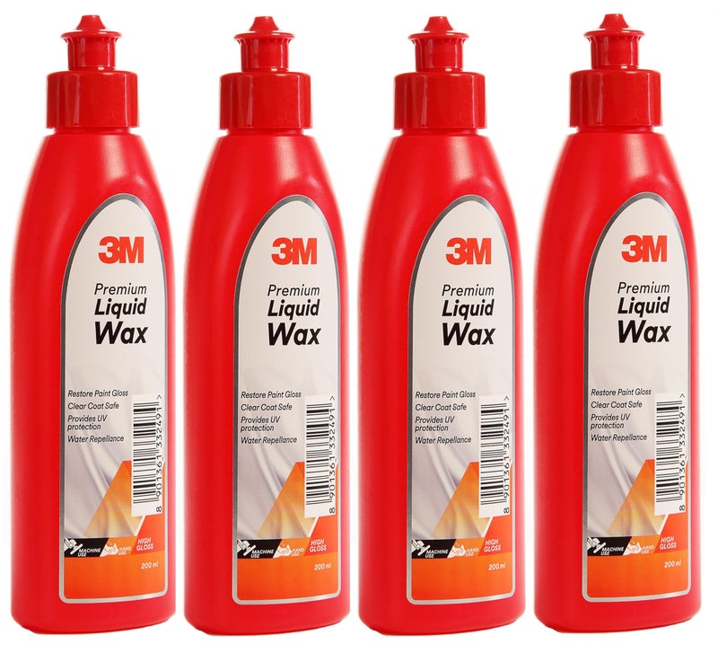 3M Auto Specialty Liquid Wax 200ml (Pack of 4) - Image 1