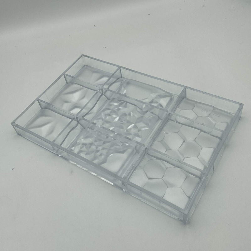 Goldbaking 3 In 1 Polycarbonate Chocolate Bar Mold Large Break-Apart Candy Tray - Image 5