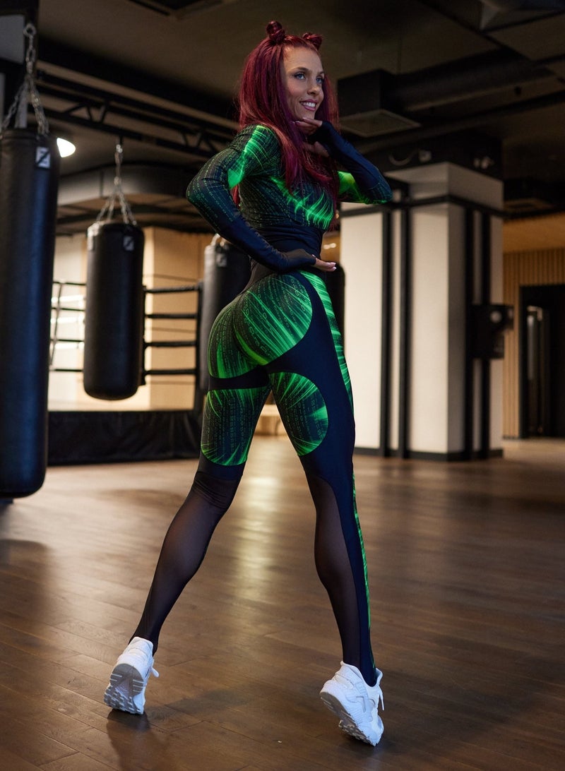 Bona Fide Bona Fide Premium Quality Leggings for Women with Unique Design and Push Up - High Waisted Tummy Control Legging  - Image 2