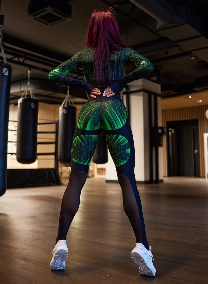 Bona Fide Bona Fide Premium Quality Leggings for Women with Unique Design and Push Up - High Waisted Tummy Control Legging  - Image 3