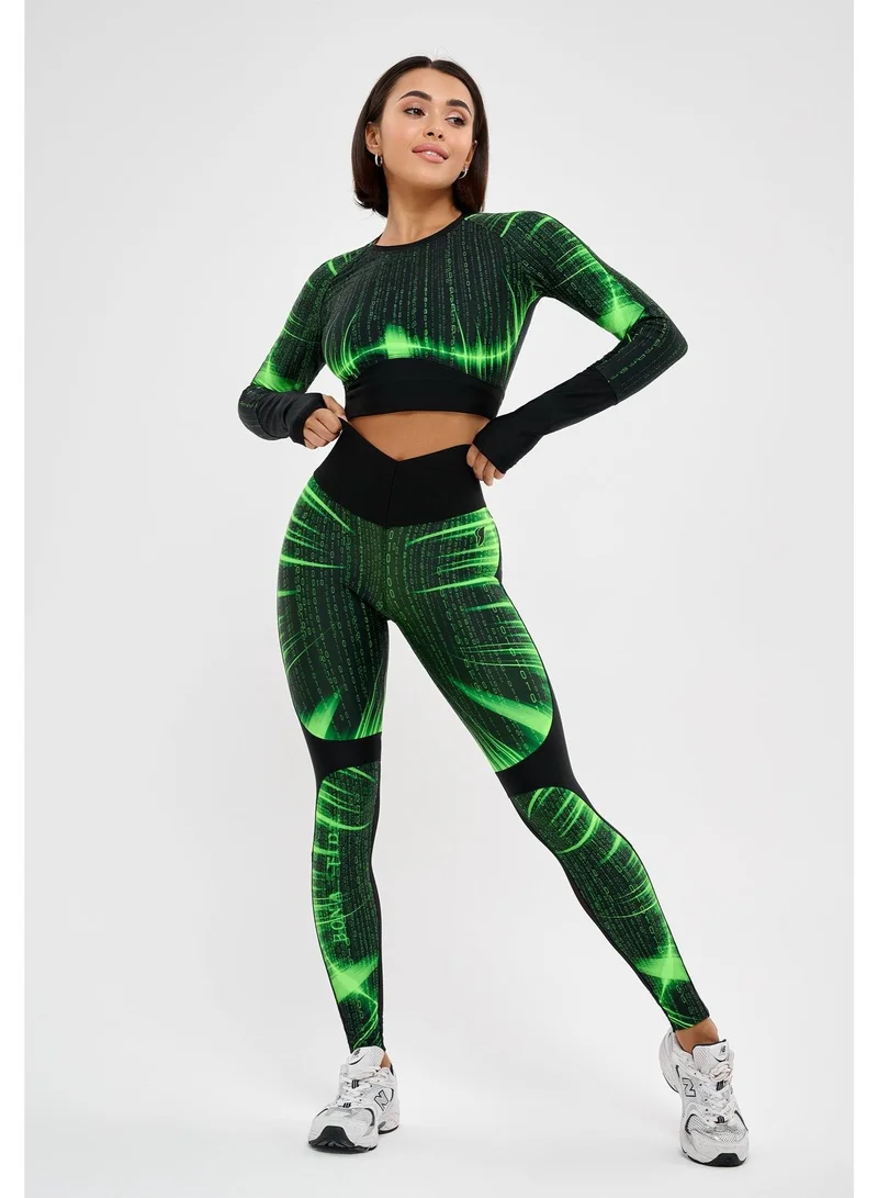 Bona Fide Leggings Correct Push-up "Matrix" Correct Matrix Gym Leggings for Women for Women | Best Price UAE