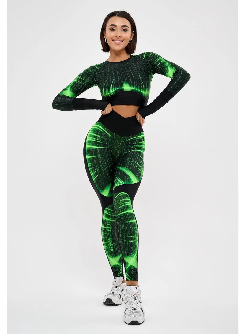 Bona Fide Leggings Correct Push-up "Matrix" Correct Matrix Gym Leggings for Women for Women | Best Price UAE