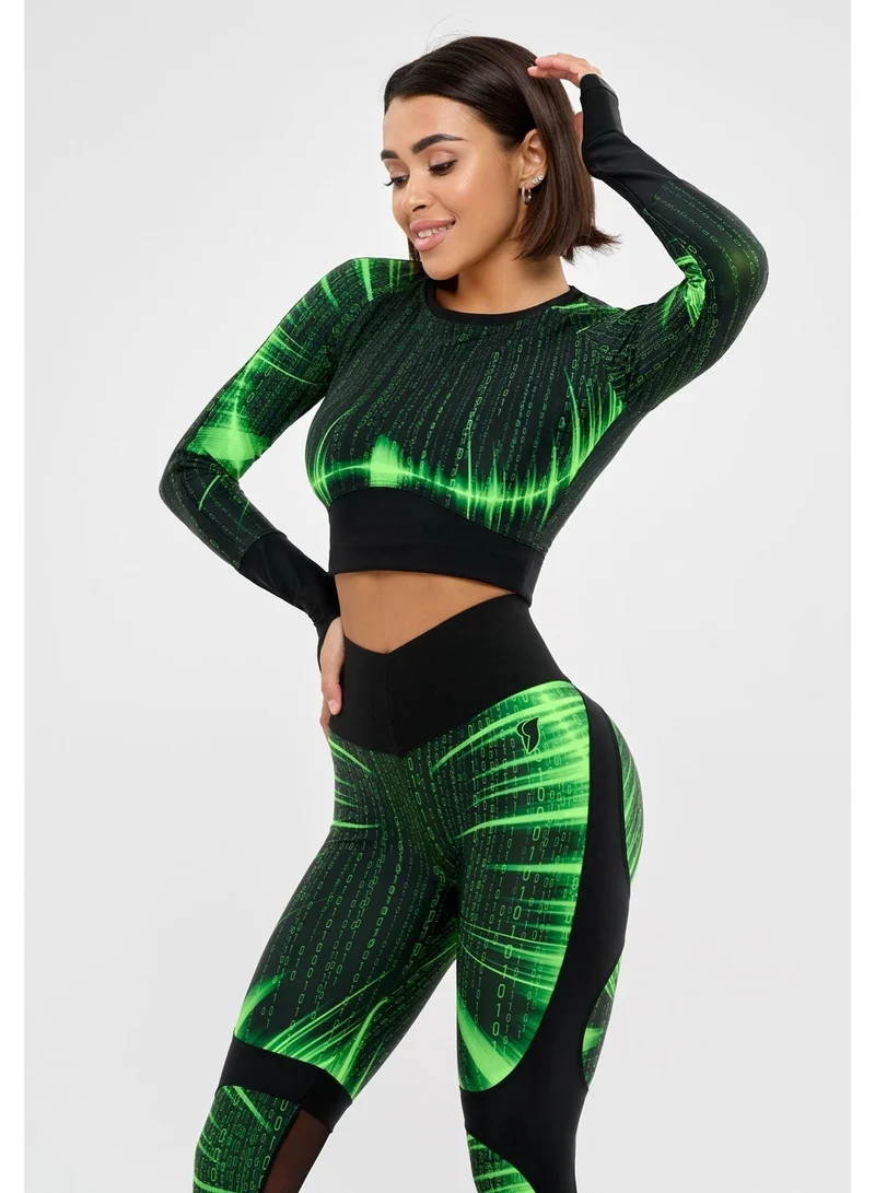 Bona Fide Leggings Correct Push-up "Matrix" Correct Matrix Gym Leggings for Women for Women | Best Price UAE