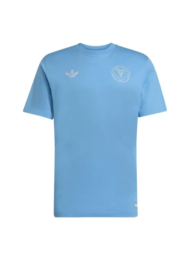Adidas SEBLBU/WHITIN Imcf Og Tee Blue T-Shirt (Short Sleeve) T-Shirts For Men for Men | Best Price UAE