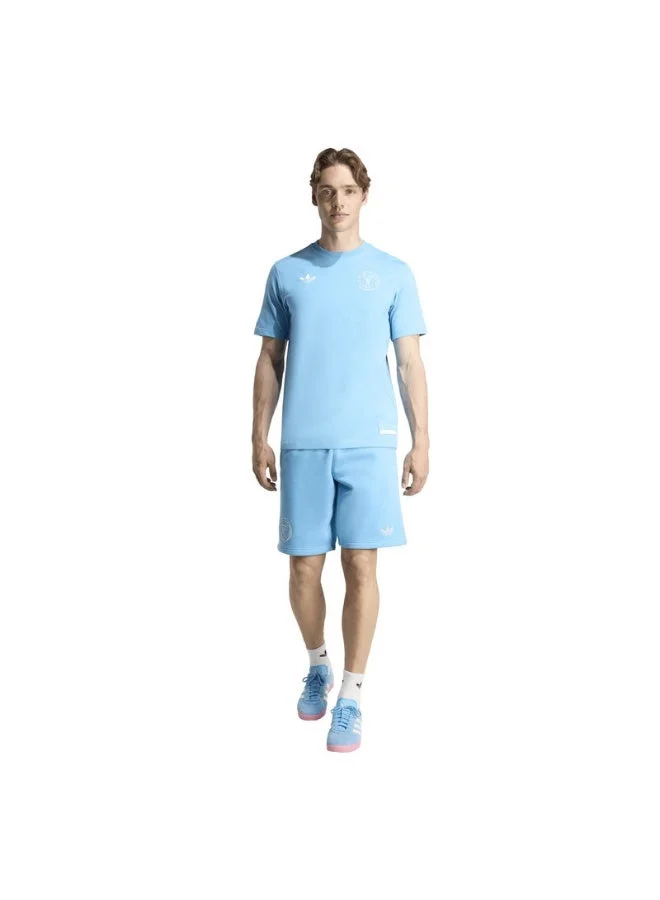Adidas SEBLBU/WHITIN Imcf Og Tee Blue T-Shirt (Short Sleeve) T-Shirts For Men for Men | Best Price UAE