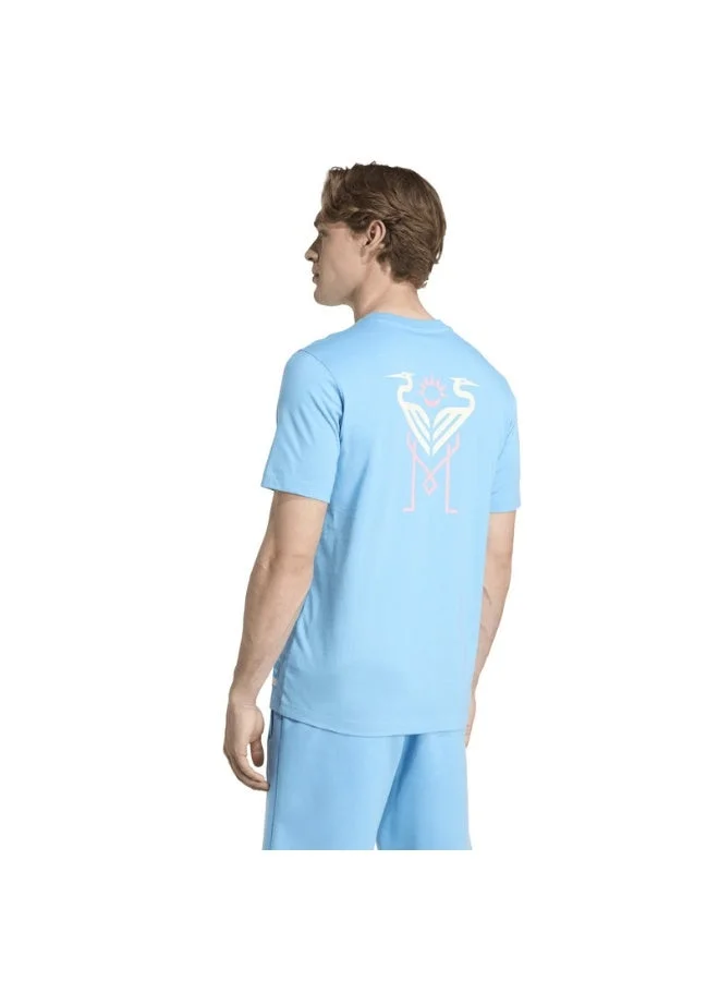 Adidas SEBLBU/WHITIN Imcf Og Tee Blue T-Shirt (Short Sleeve) T-Shirts For Men for Men | Best Price UAE