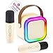 IROO Mini Karaoke Machine for Kids 2026 TOP Toys Birthday Gifts Ideas for Girls Ages 4 5 6 7 8 9 10 12 Years Old Portable MP3 Player with 2 Wireless Mics for Family Home Party - Image 2