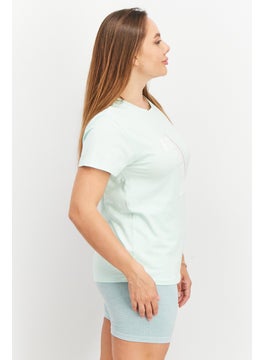 RBX Women Sportswear Fit Short Sleeves Training T-Shirt, Mint Green  - Image 4