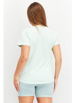 RBX Women Sportswear Fit Short Sleeves Training T-Shirt, Mint Green  - Image 2