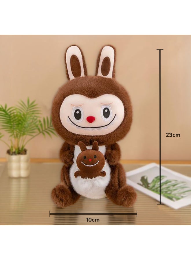 Galaxy Toys Fluffysprout 23Cm Plush Fabric Doll Soft Mini Stuffed Toy With Big Ears And Cute Embroidered Face Vintage Bear Labubu Inspired Little Monster Style Kawaii Collectible Assorted 1Pc  - Image 4