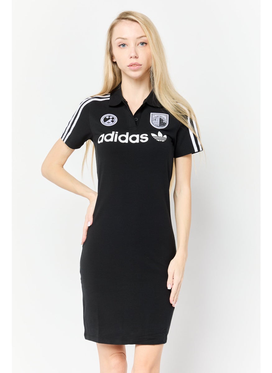adidas Originals - Women Sportswear Fit Outdoor Mini Dress, Black - Image 1