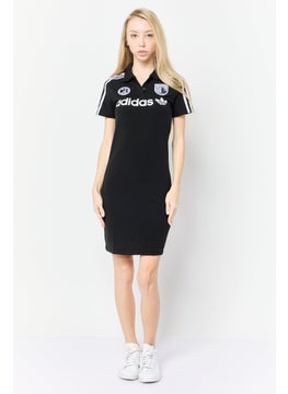 adidas Originals Women Sportswear Fit Outdoor Mini Dress, Black  - Image 3
