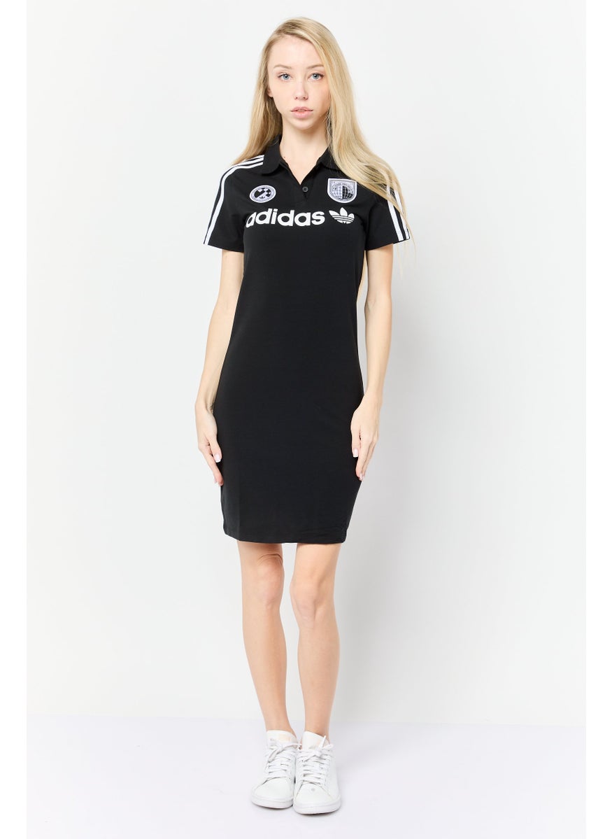 adidas Originals - Women Sportswear Fit Outdoor Mini Dress, Black - Image 1