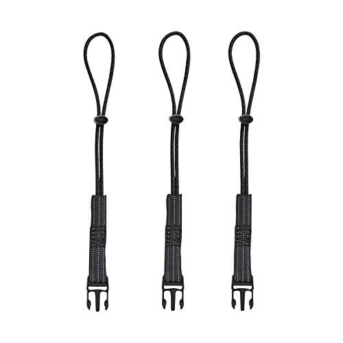 Ergodyne Squids 3103 Detachable Tool Lanyard Loops, 3-Pack, Black, Standard - Image 1