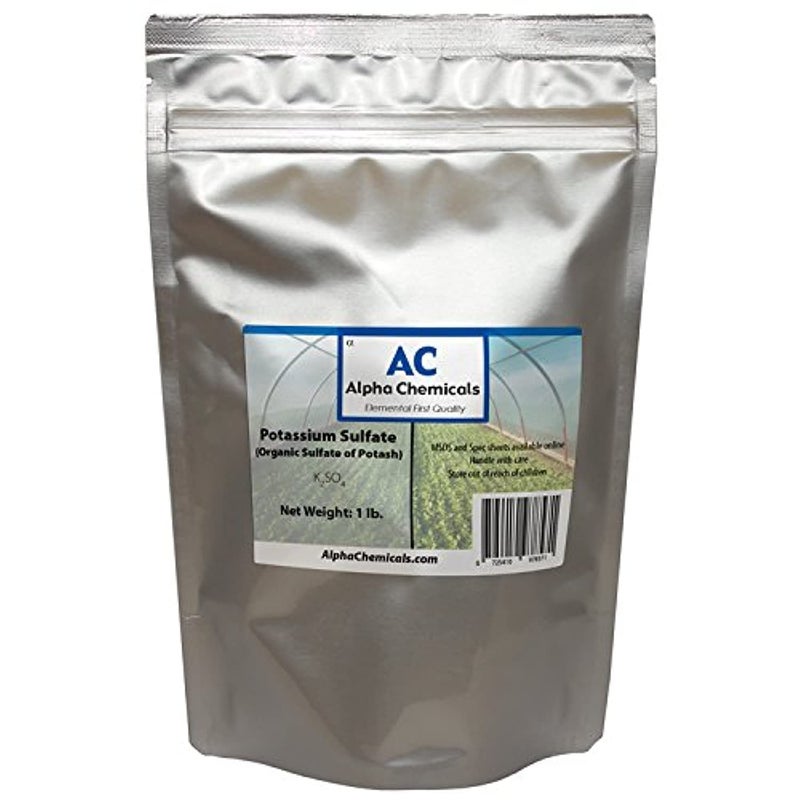 Alpha Chemicals 1 Pound - Potassium Sulfate - Sulfate of Potash - Image 1