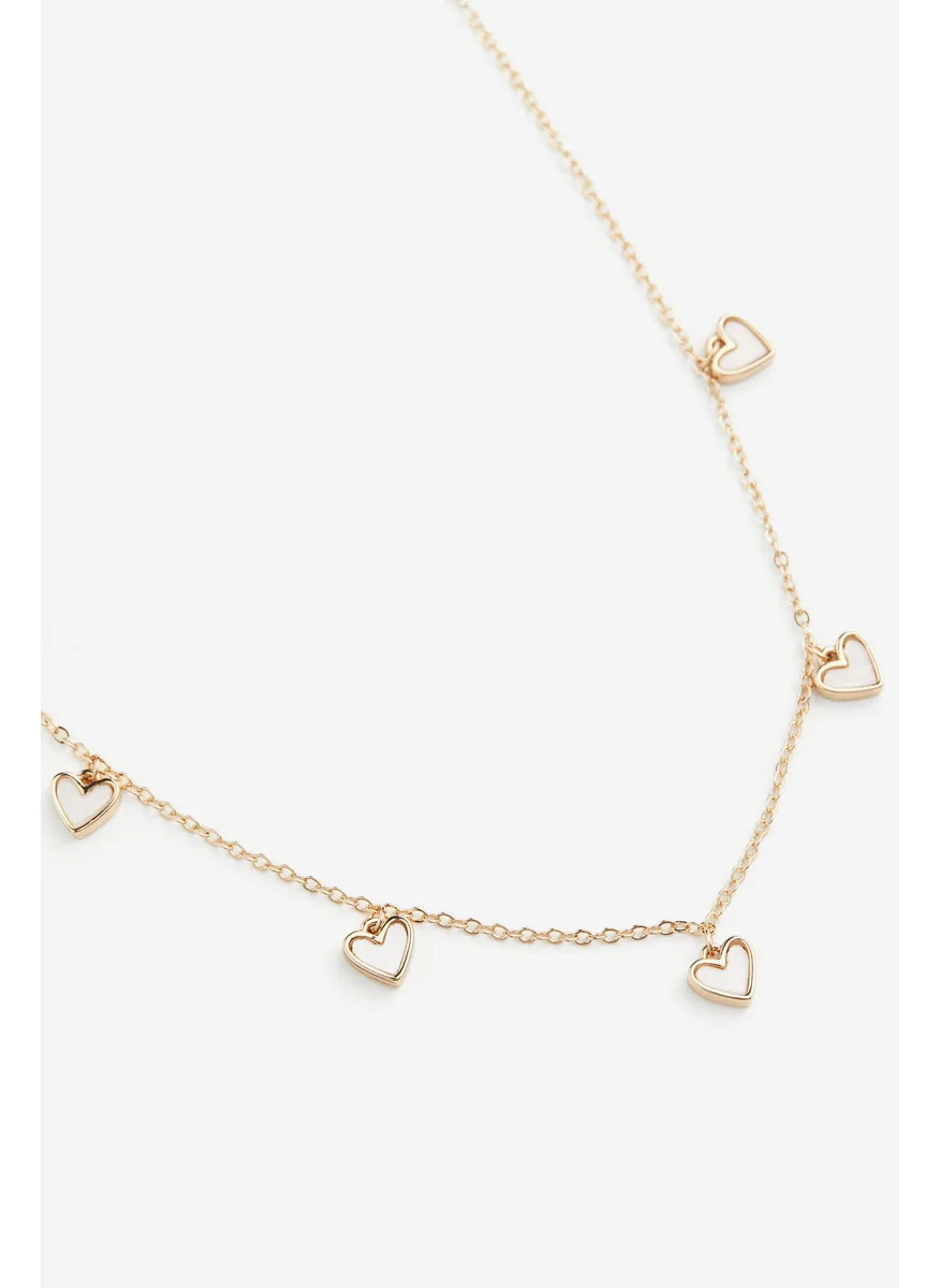 اتش اند ام Heart-Pendant Necklace