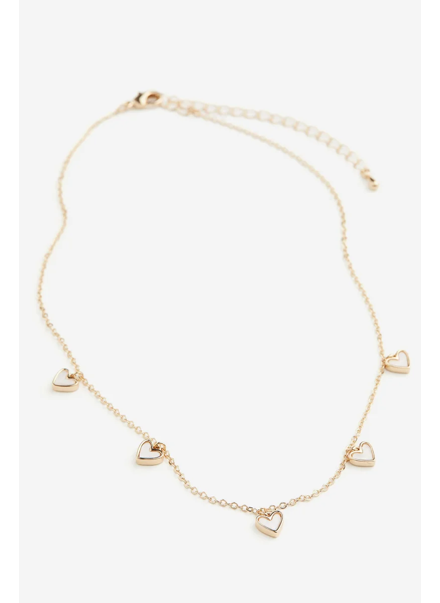 اتش اند ام Heart-Pendant Necklace