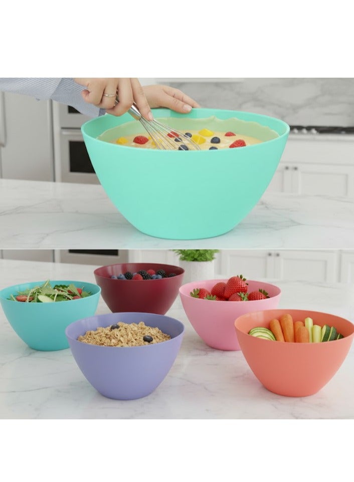 favilla Multi-purpose bowl - Multi-colored serving bowl for the kitchen - 1 piece | Durable and easy-to-clean plastic bowl - Image 2