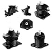 CARORAV Engine Motor Mount Set Compatible for 2003 2004 2005 2006 2007 Honda Accord 30L Automatic Trans Set of 6 Engine Mount Kit Replaces A4526 A4527 A4517 A4524 A4544 A4525 - Image 2
