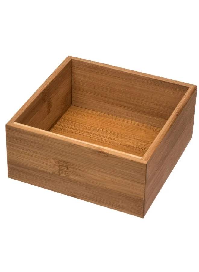 Five Simply Smart Space Saving Eco-Friendly Bamboo Storage Organizer Brown 7 x 15 x 15 cm