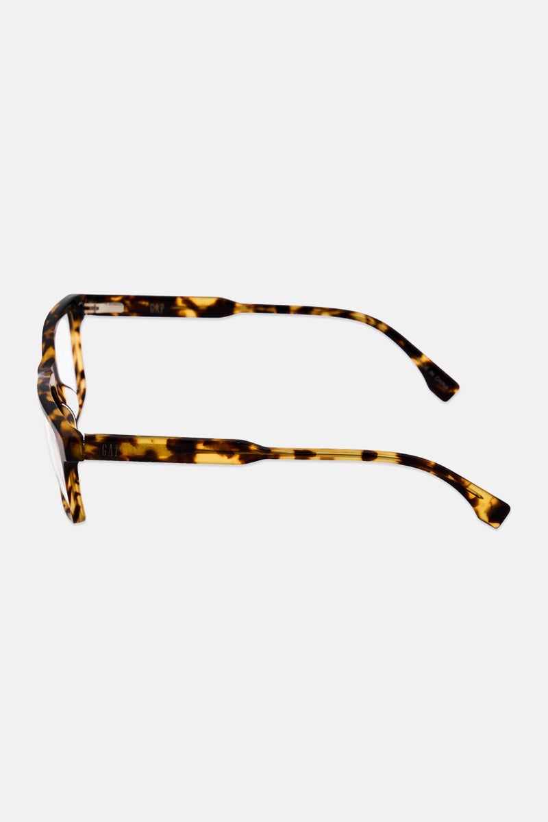 GAP Men VGP024 Square Eyeglasses, Havana Brown - Image 4