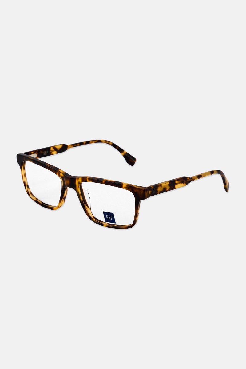 GAP Men VGP024 Square Eyeglasses, Havana Brown - Image 3