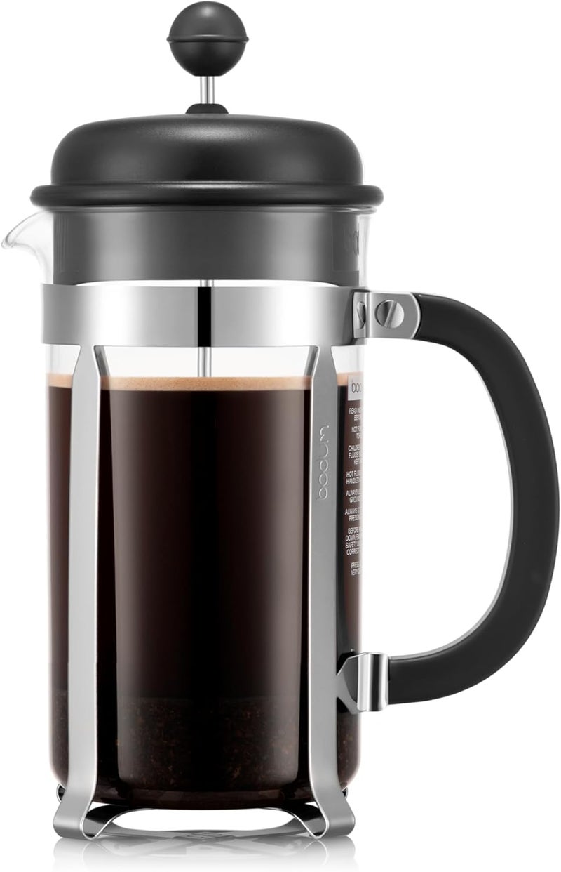 bodum CAFFETTIERA Coffee Maker, Black, 8 Cup - Image 1