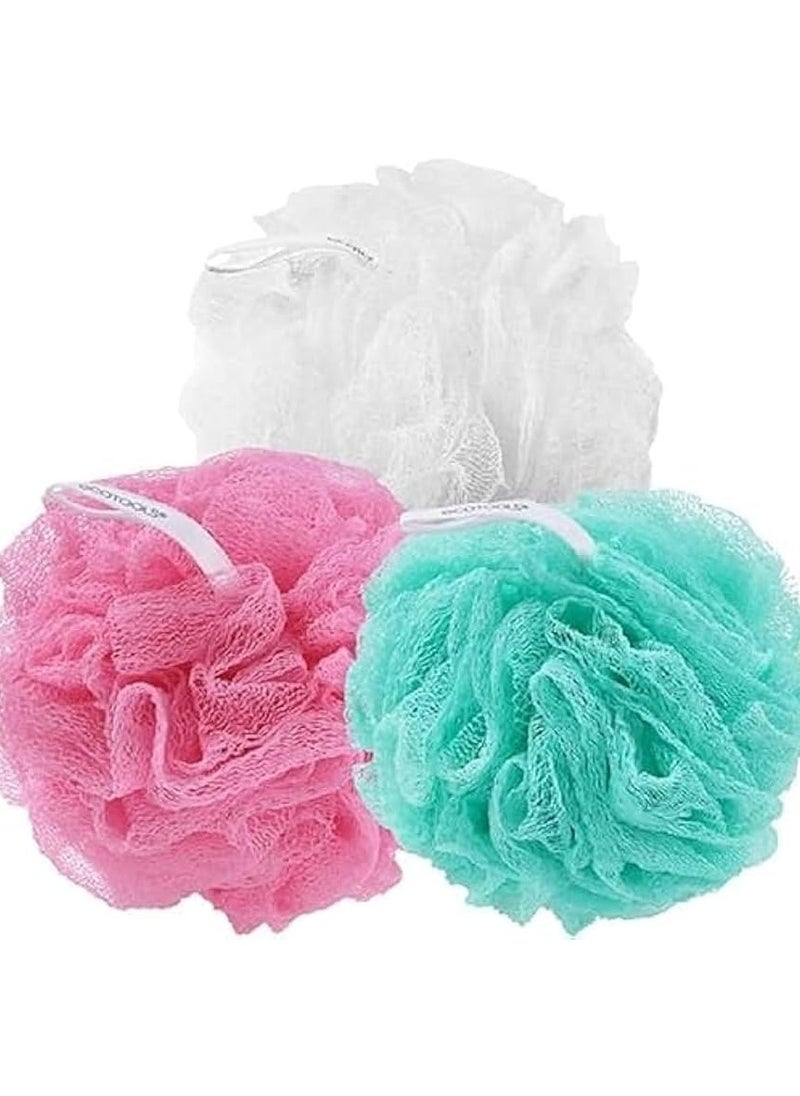Generic Bath Loofah Multicolored 3Pc 