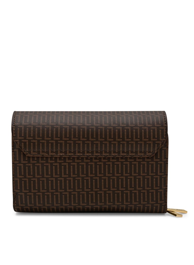 Lavie Luxe Women's Mono Sally25 2 Compartment Sling (Choco) - Image 5