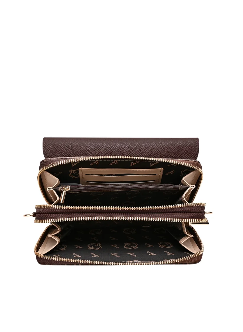 Lavie Luxe Women's Mono Sally25 2 Compartment Sling (Choco)