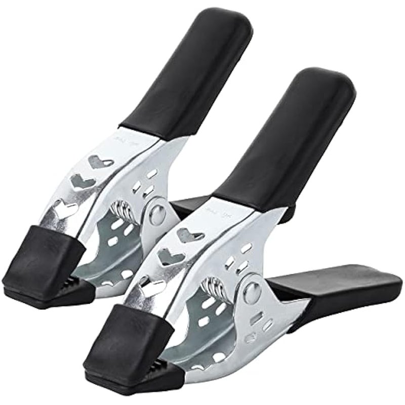 - Spring Clamps, 2 Pack, 6 Inches, Heavy Duty, Metal, Spring Clips - Image 1