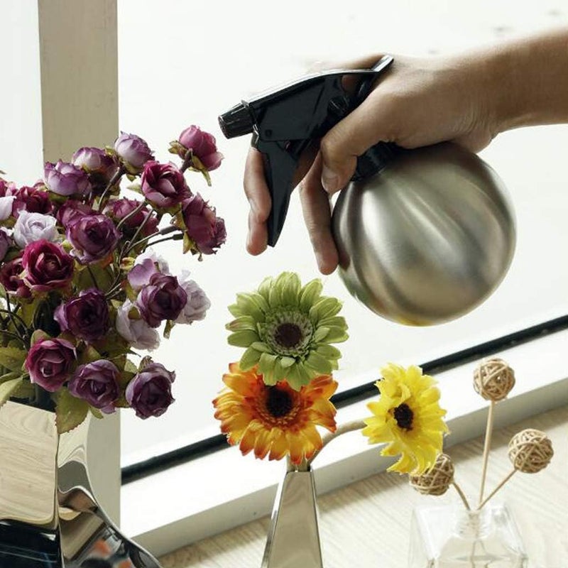 klarako Metal Spray Bottle Water Plant Beauty Salon Garden Watering Supply 500ml - Image 2