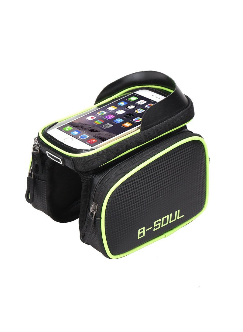 Generic 1 x 5 pcs B-SOUL Waterproof Bike Saddle Bag Cycling Pouch green 