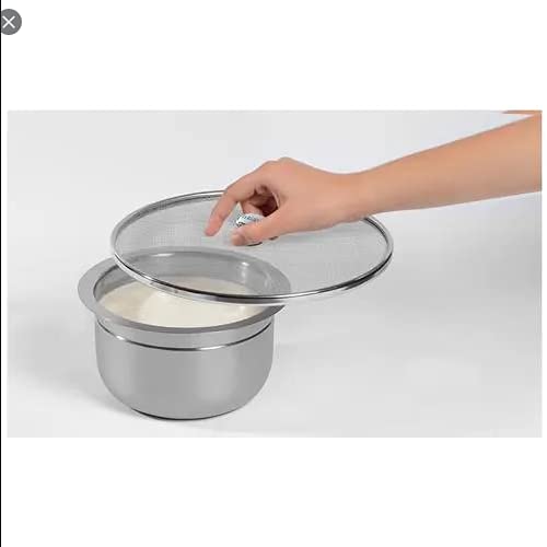 ROYALS غطاء ستانلس ستيل ثقيل من رويالز / أغطية / توبي، غطاء شبكة، غطاء وعاء، مجموعة من 4 قطع - Image 3