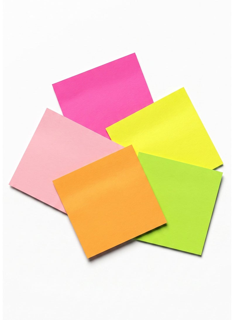 Duravel Memo Papers Non-Sticky Color Paper with Acrylic Tray, 85mm 750 Sheets/Pack, Mini Memo Papers Pads Note Paper Reminders for Office, Desk, School - Image 2