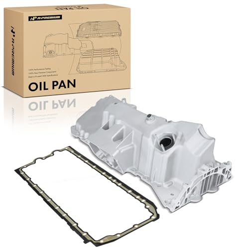 A-Premium APremium Engine Oil Pan Sump with Drain Plug Gasket Compatible with BMW X5 20112013 X6 20112014 30L 44L - Image 1